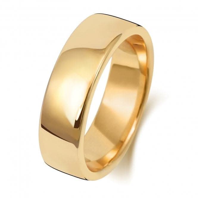 Wedding Band 9K Soft Court 6mm-1.25 Wedding Ring W136L