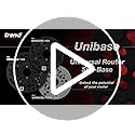Trend Universal Plunge Router Sub-Base, 150mm, Enhanced Compatibility for 1/4 Inch Plunge Routers, UNIBASE/150