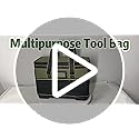 Noosverl Tool Bag,Large Tool Bag Storage Organiser Tote,Muti-Purpose with Adjustable Shoulder Strap Heavy Duty 40 x 23 x 28 cm