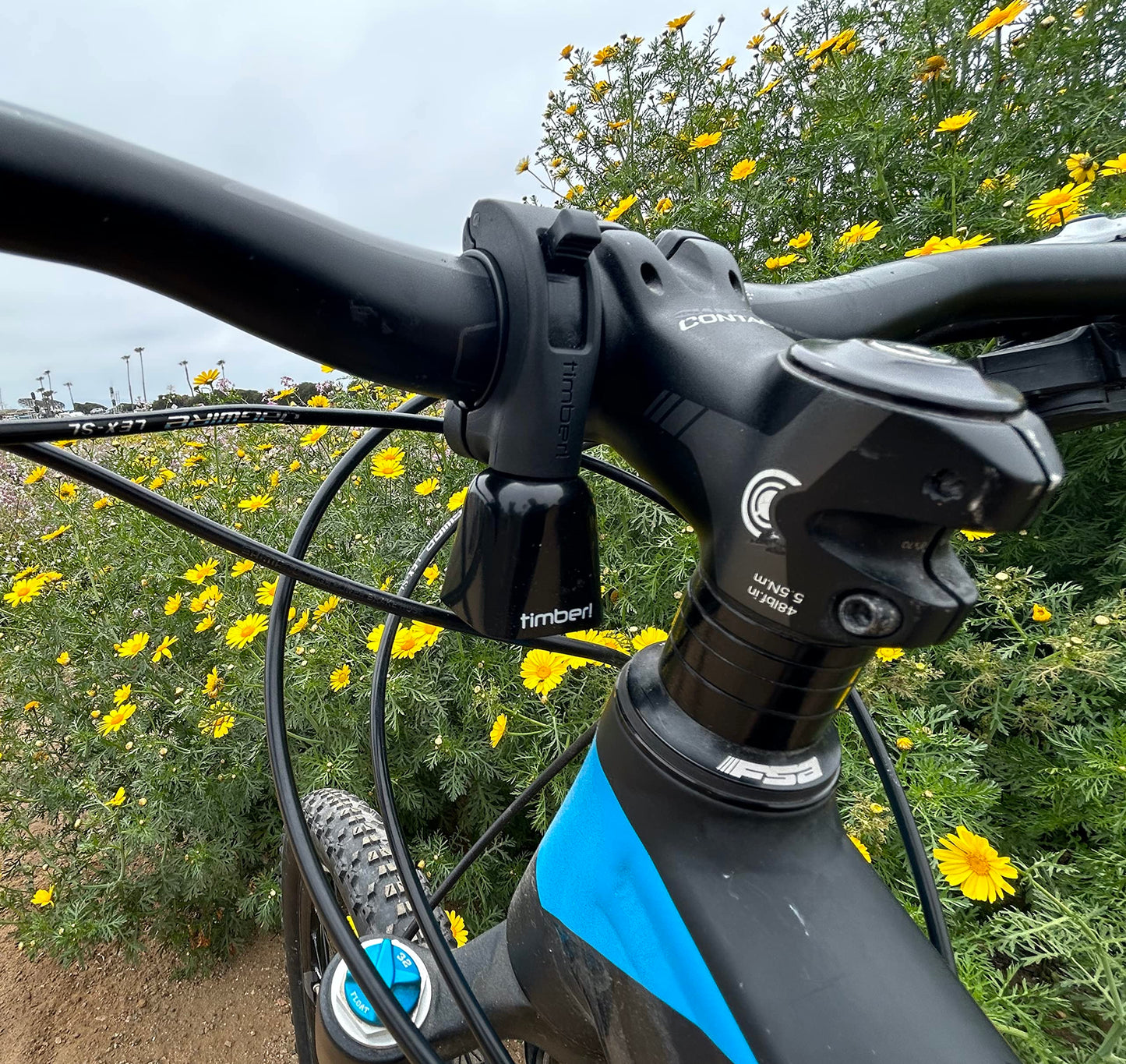 TIMBER! Mountain Bike Bell - Bolt-on Model Yew! - Multi-use Trail Bell with Dual Modes
