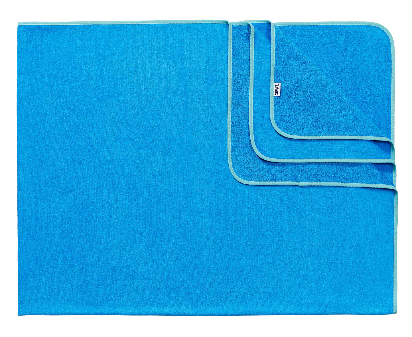 Sowel? Extra Large Beach Towel, 100% Organic Cotton, Bath Sheet for Two, Terrycloth, 200 x 160 cm