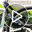 Bike Lock, Bicycle Lock Thick Heavy Duty Anti-Theft Bike Chain Lock High Security Cycling Lock with 2 Keys Suitable for Scooters, Mountain Bikes, Motorbikes, Door, Gate, Fence