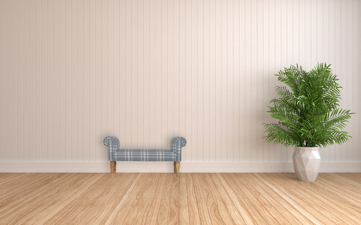 Canus Tartan Bedroom Bench Handcrafted Elegant Design for Living Space