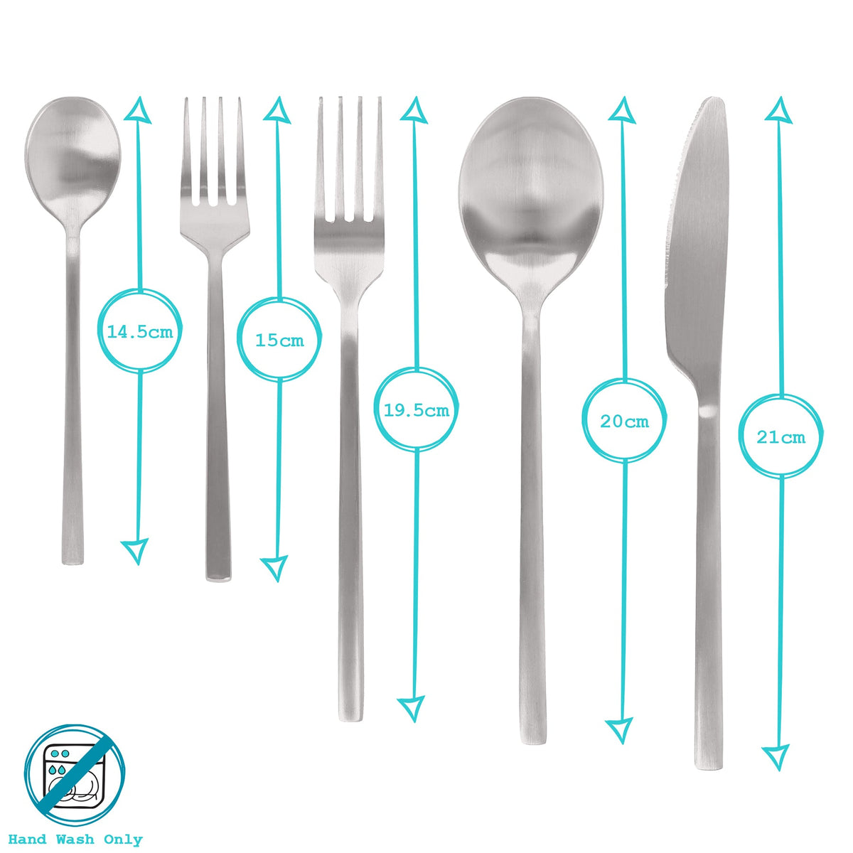 20pc Stainless Steel Cutlery Set
