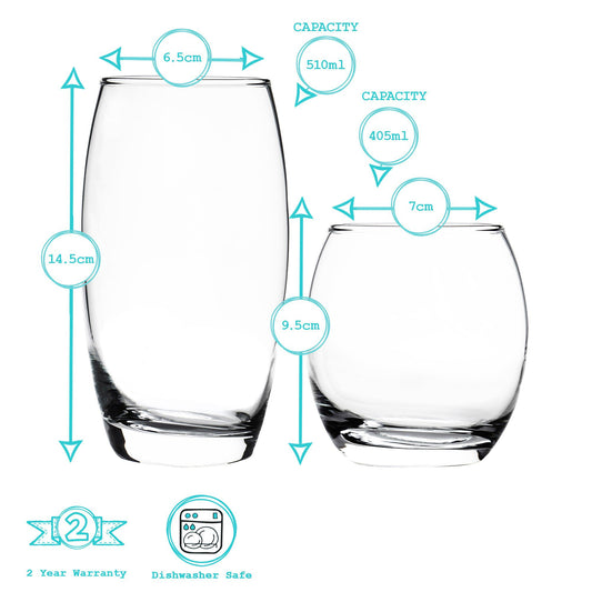 12 x Glassware Set