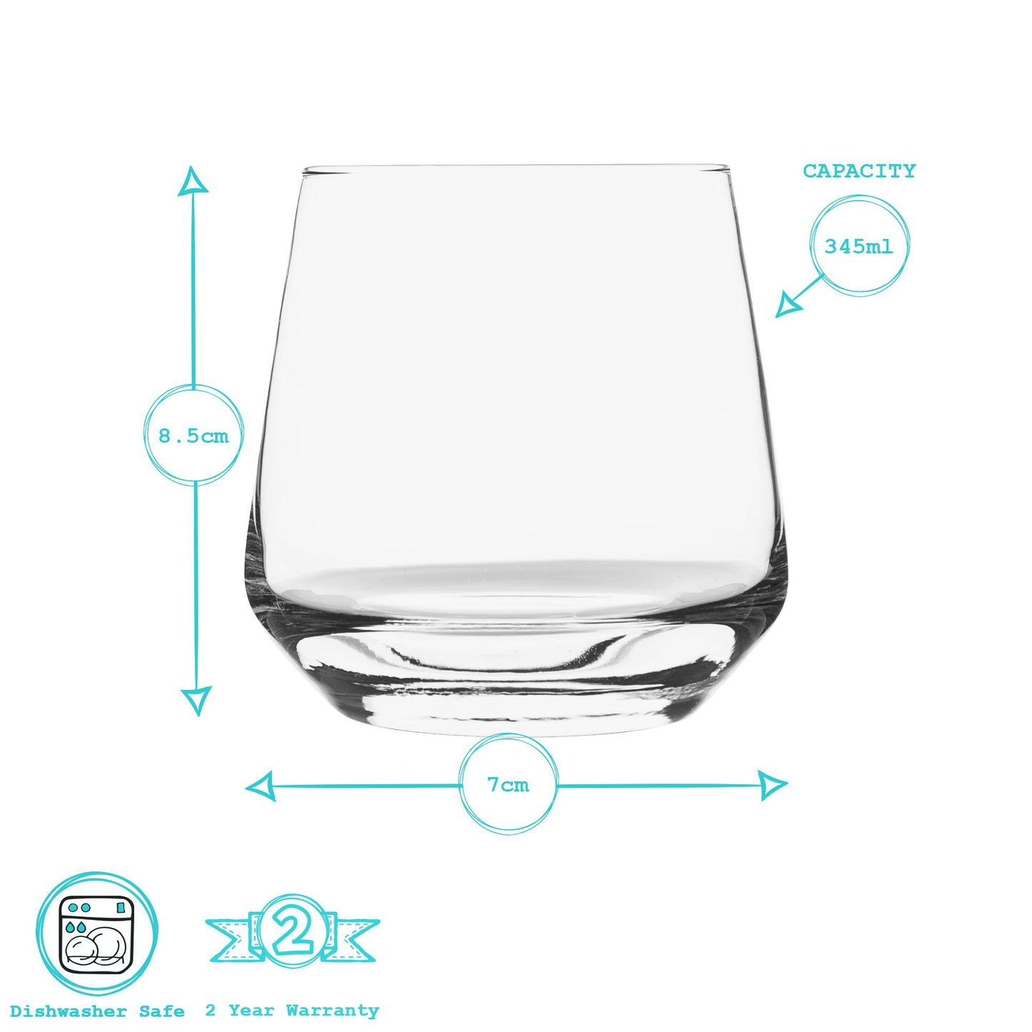 12pc Tallo Glassware Set