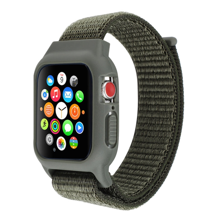 For Apple Watch Ultra 49mm&Watch Ultra 2 49mm / Series 10 46mm / 9&8&7 45mm / SE 3&SE 2&6&SE&5&4 44mm / 3&2&1 42mm Nylon Watch Band with Hook and Loop Fastener, For Apple Watch Ultra 49mm / Series 8&7 45mm / SE 2&6&SE&5&4 44mm / 3&2&1 42mm