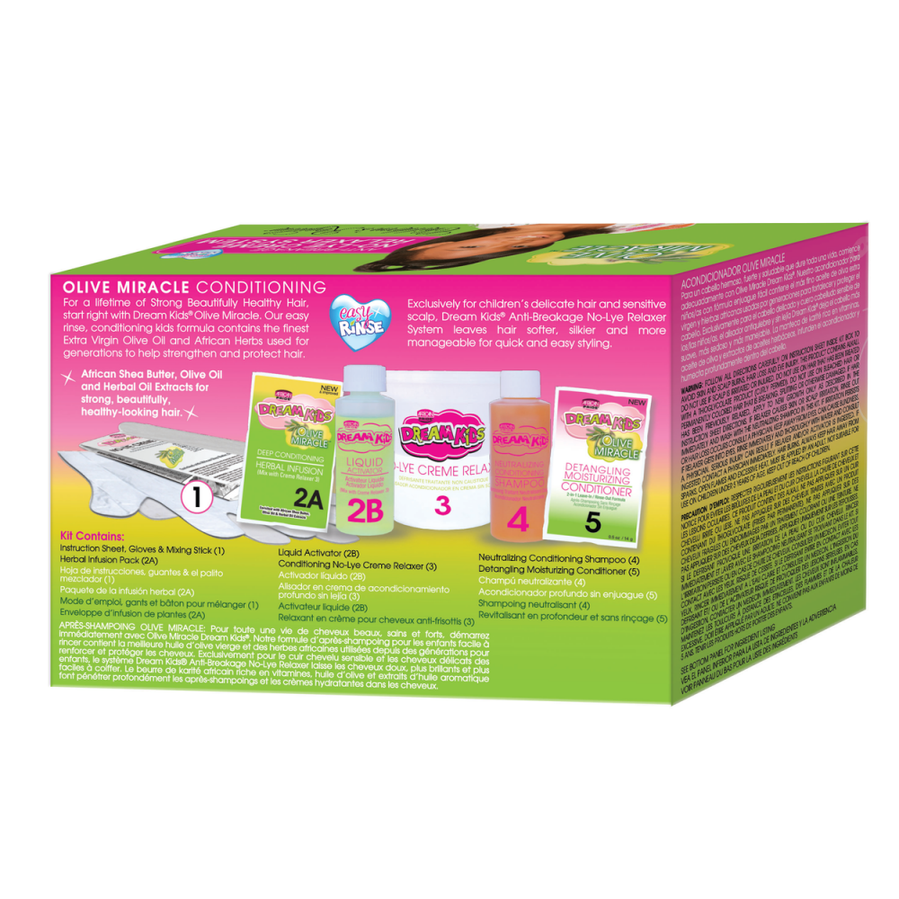 African Pride Dream Kids No-Lye Creme Relaxer System (Regular) 16oz