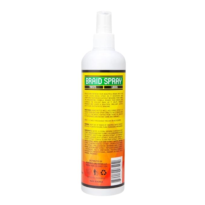 All Day Locks Braid Spray 12 oz