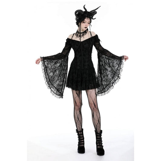 Dark In Love Alora Lace Off Shoulder Dress