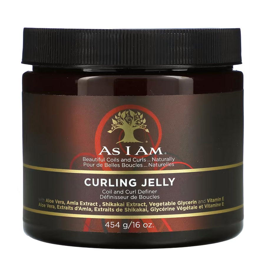 As I Am Curling Jelly Define & Defrizz Curls for Natural Hair 16 oz