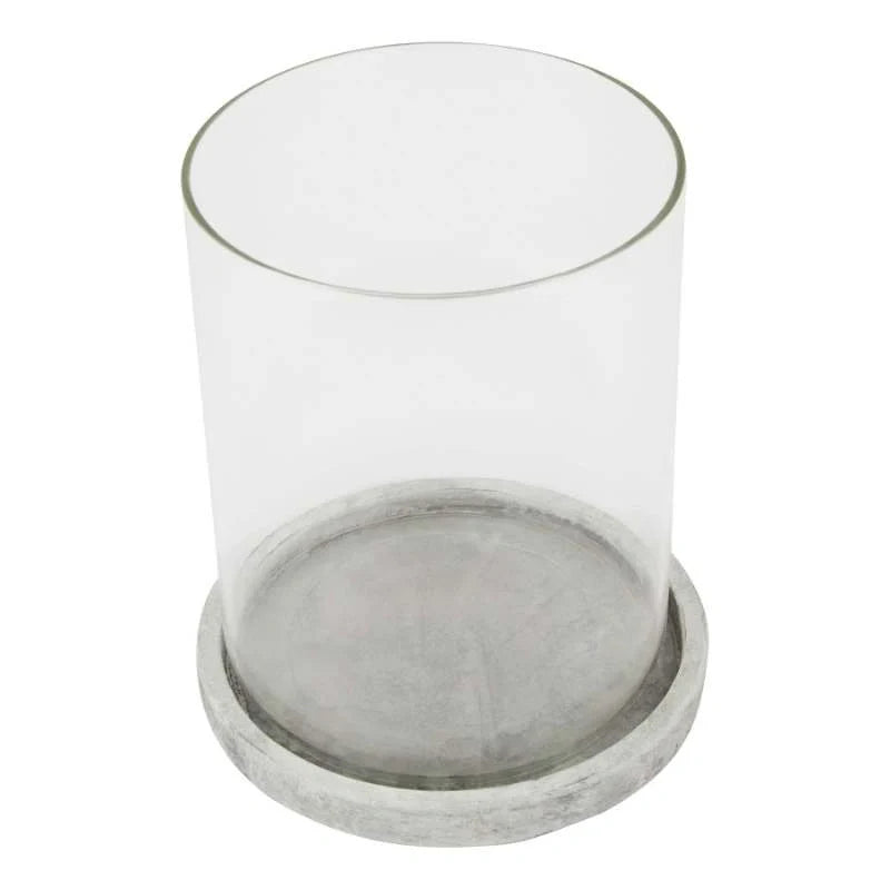 Athena Stone Hurricane Lantern Large