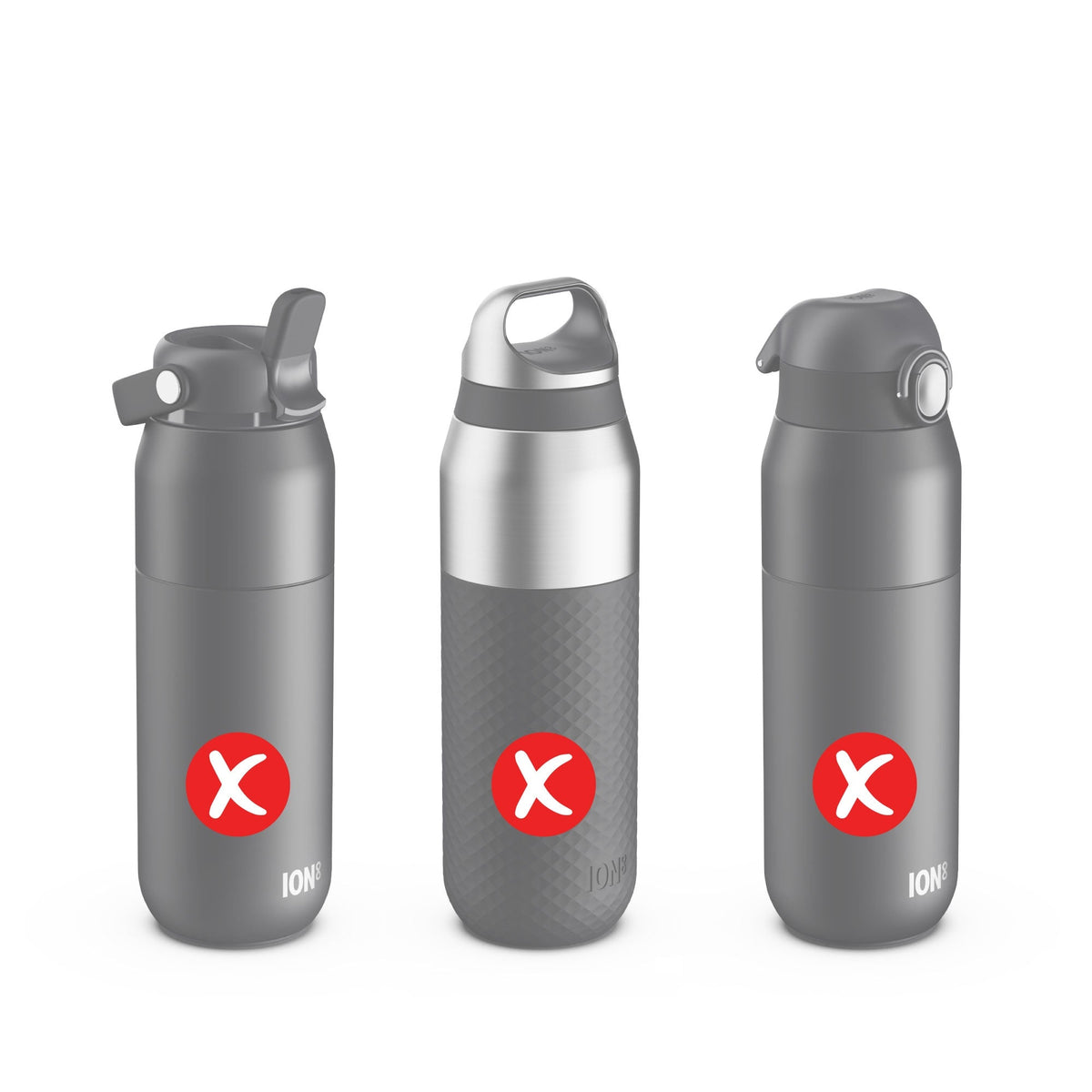 Leak Proof Water Bottle Replacement Lid, Dark Green, Large