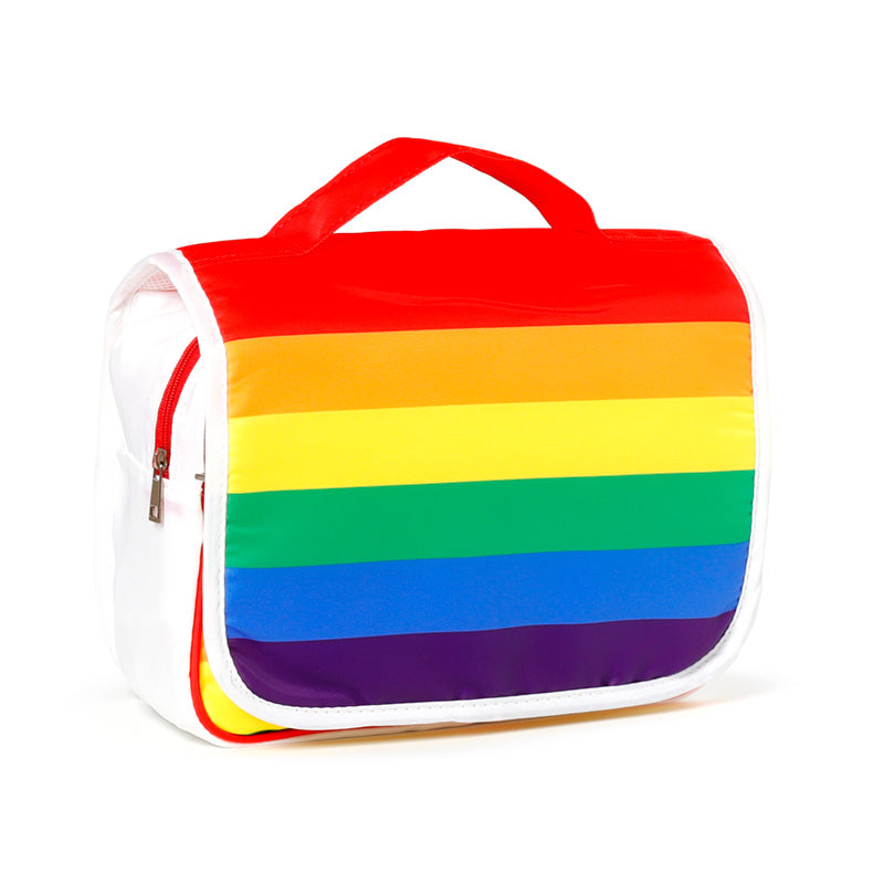 Hanging Make Up Toiletry Wash Bag - Somewhere Rainbow