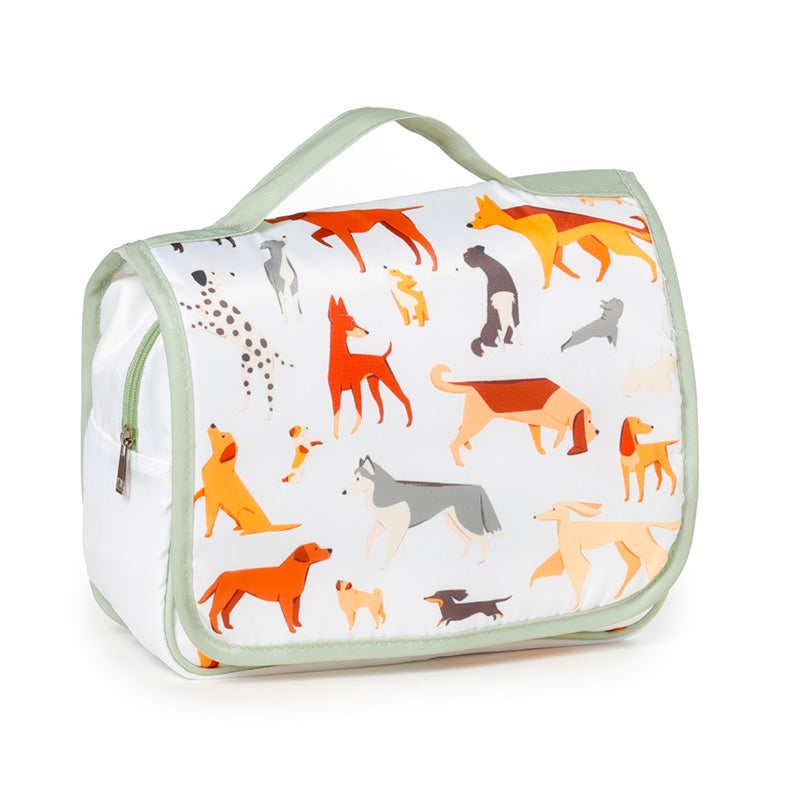 Hanging Make Up Toiletry Wash Bag - Barks Dog