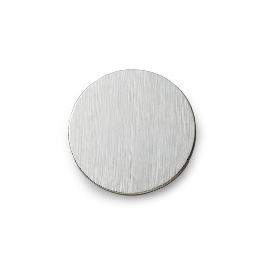 Brushed Silver Blazer Button