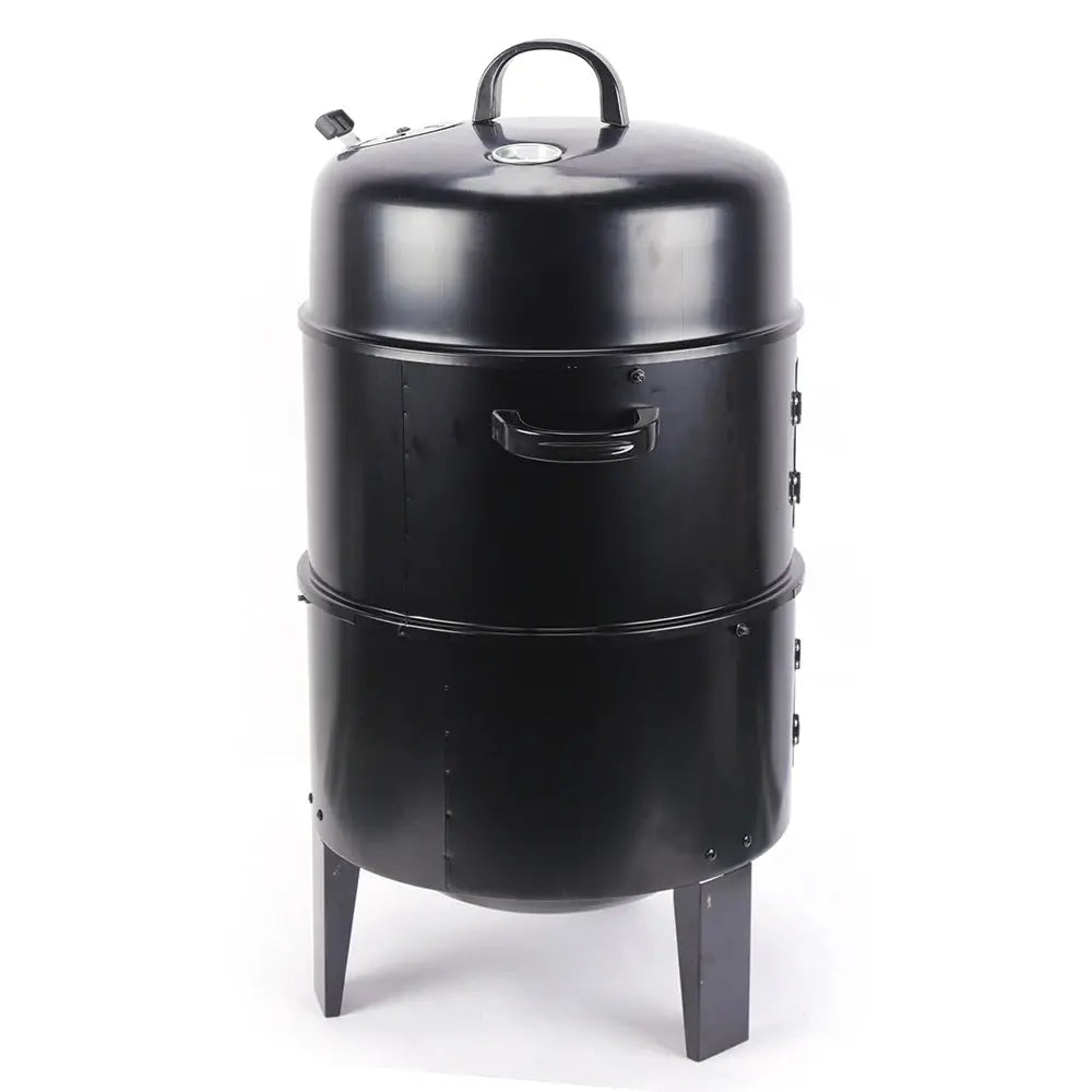 BBQ Smoker Oven with Thermometer for Outdoor Cooking