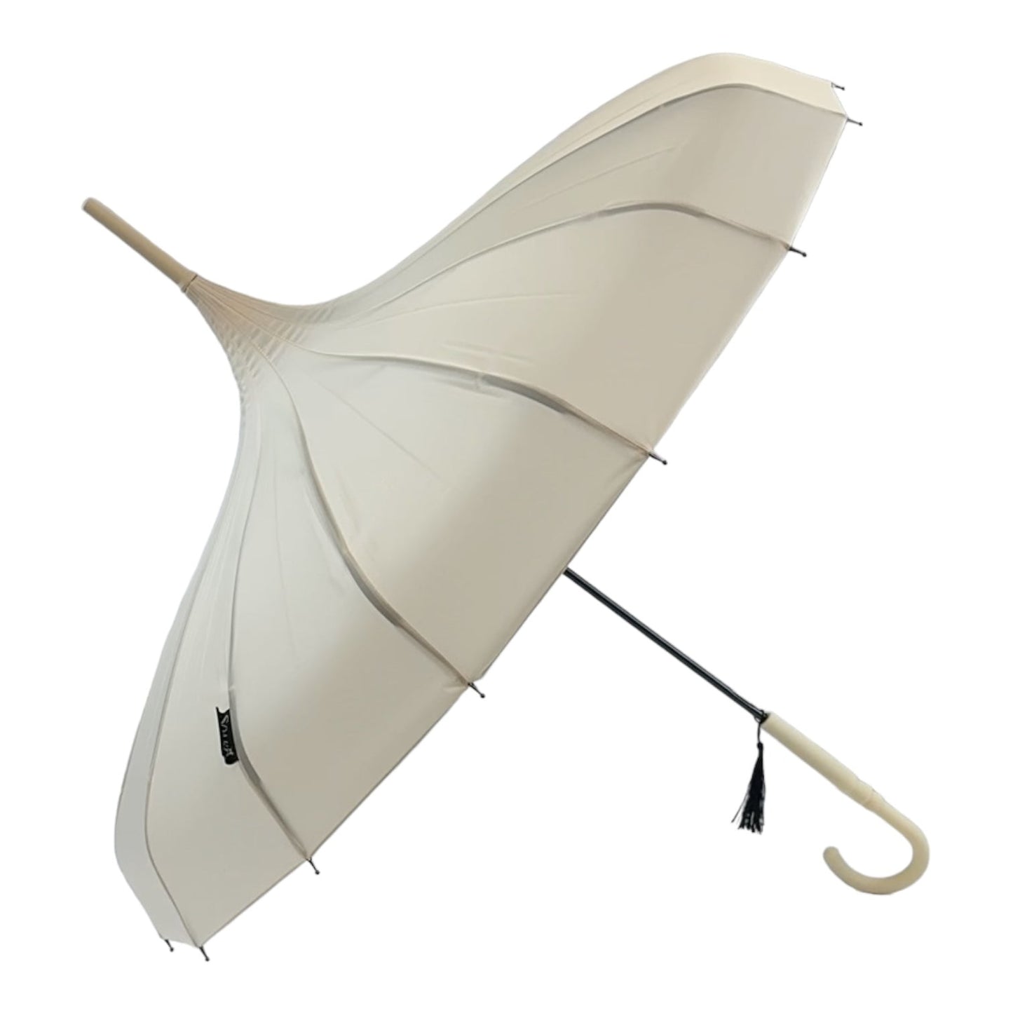 Boutique Classic Pagoda Umbrella in Beige