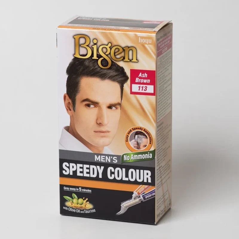Bigen Men's Speedy Colour: Fast & Natural Grey Coverage for Men