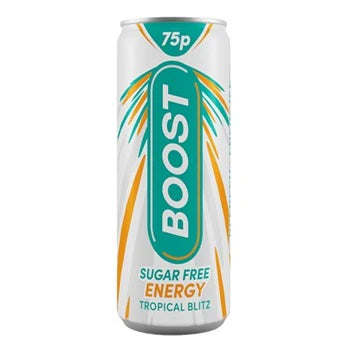 24 x Boost Energy Tropical Nas Can - 250ML