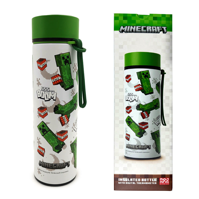 Minecraft SSS��� BOOM Hot & Cold Digital Thermometer Bottle
