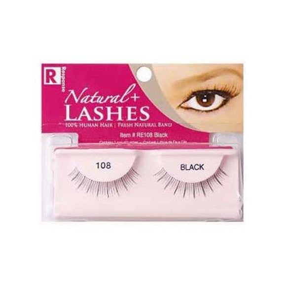 Response Natural Plus Lashes 108 | Natural Volume & Length for Effortless Beauty
