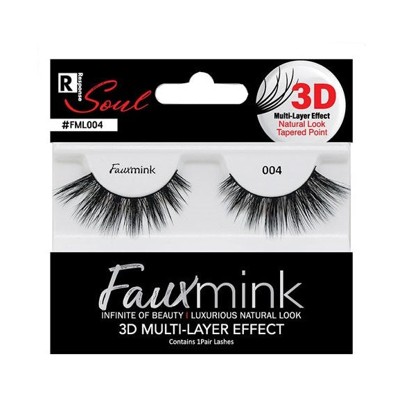 Response Soul Faux Mink 3D Effect Eyelash 004 – Glamorous Volume & Natural Feel