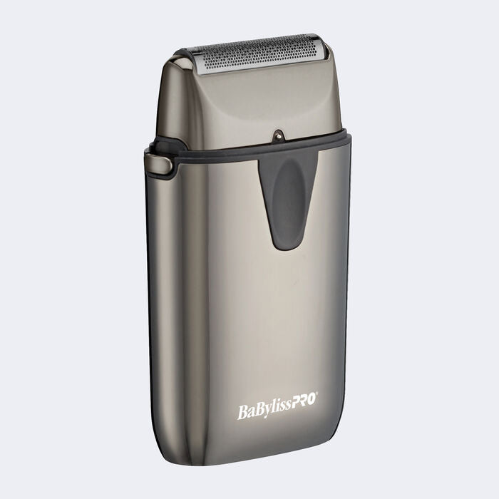BaBylissPRO Titanium Heavy Duty Foil Shaver Gold | Ultra-Close & Professional-Grade Shaving for Barbers & Stylists