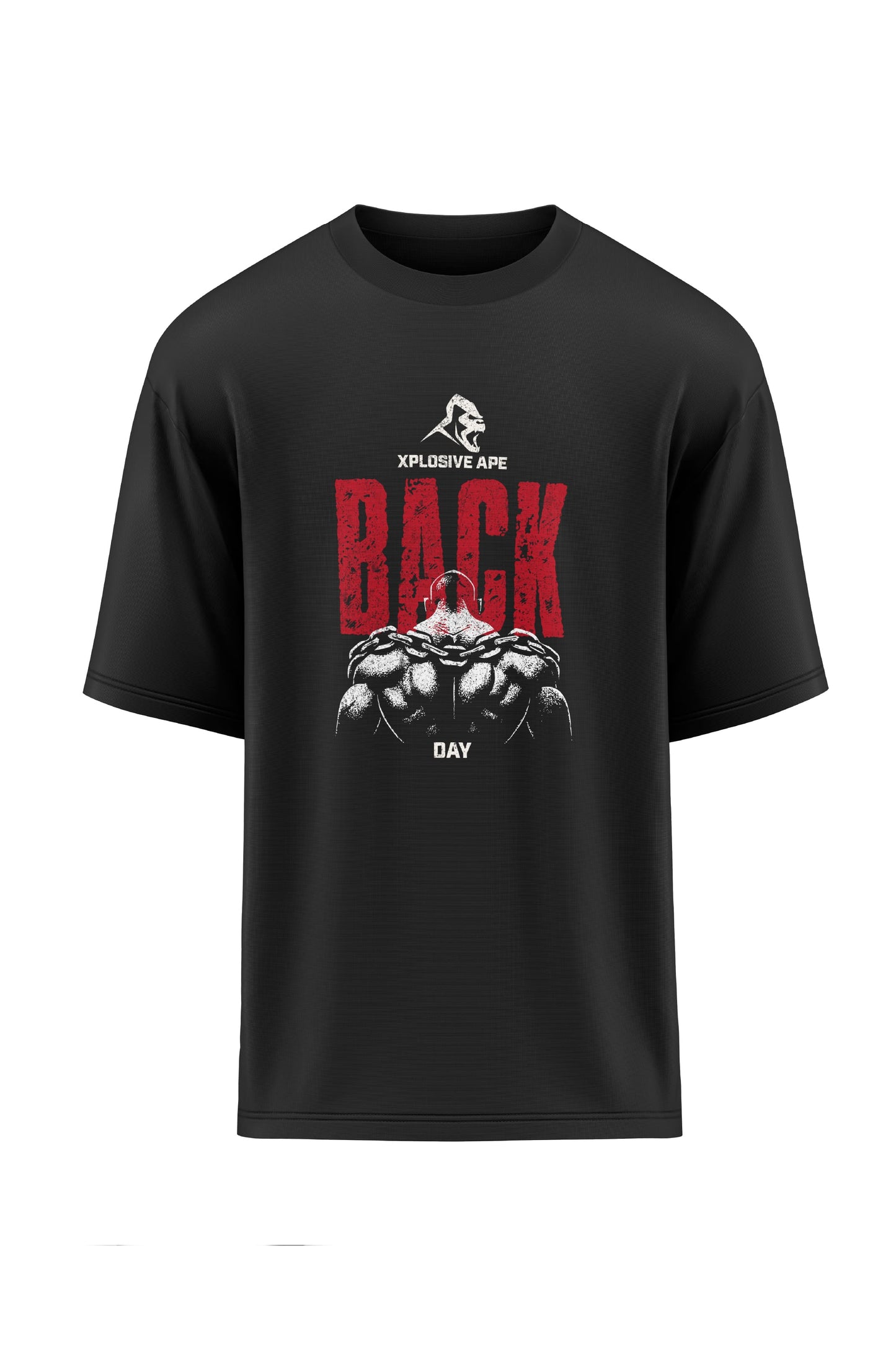 XAPE Back Day Oversized Tee - Black