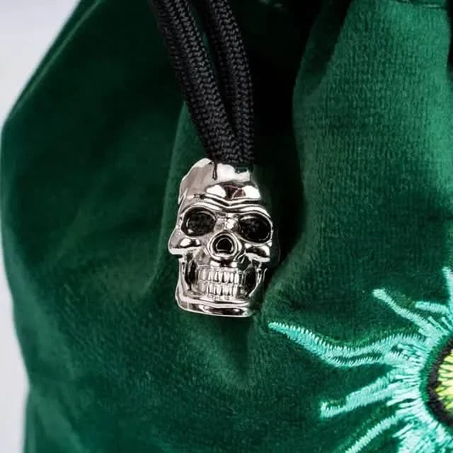 Beholder | Flannel Drawstring Dice Bag | Green