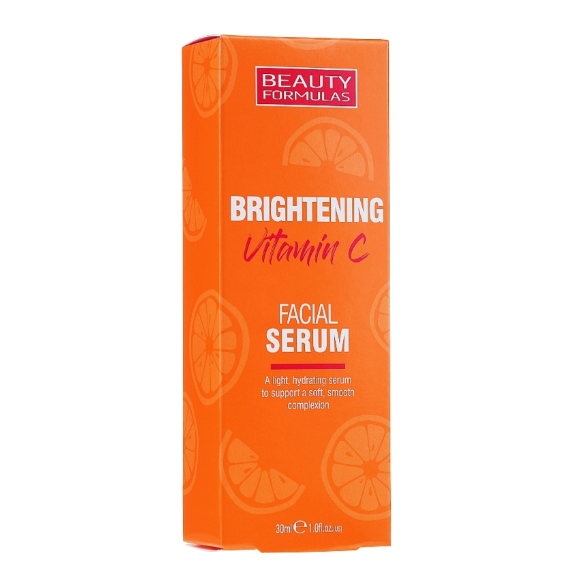 Beauty Formulas Brightening Vitamin C Facial Serum 1 oz / 30 ml - For Radiant & Even Skin Tone