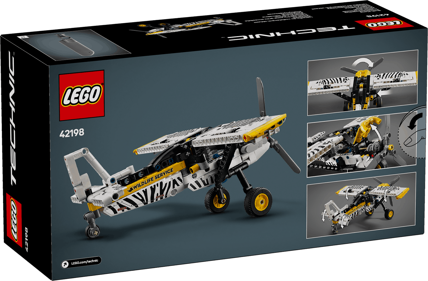 Lego Technic 42198 Bush Plane Buildable Toy Playset for Ages 8 and Up