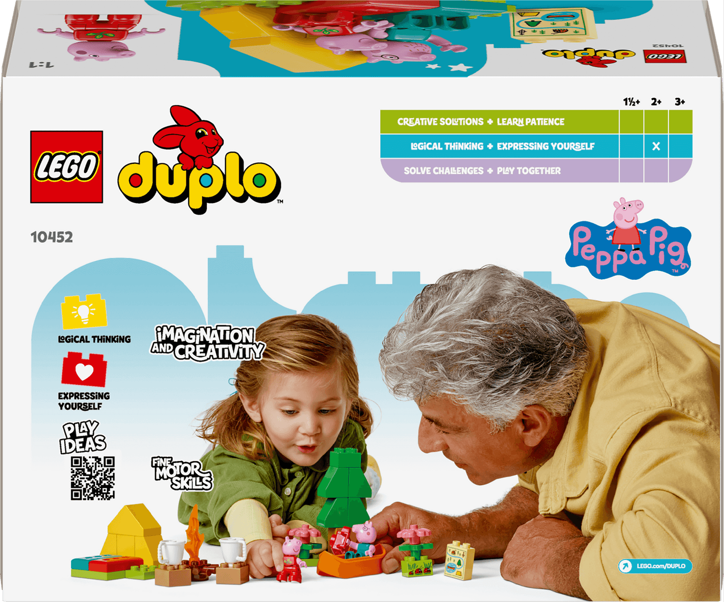 Lego Duplo 10452 Peppa Pig Camping Trip Toy for Toddlers Ages 2 and Up