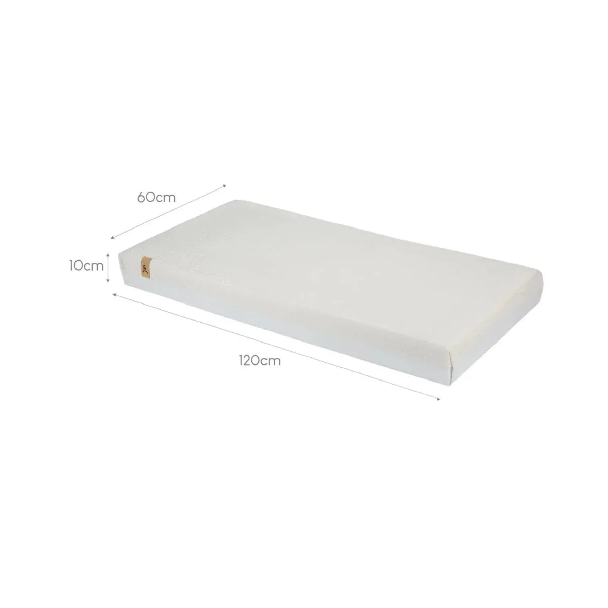CuddleCo Harmony Hypo-Allergenic Bamboo Sprung Cot Mattress 120 x 60cm