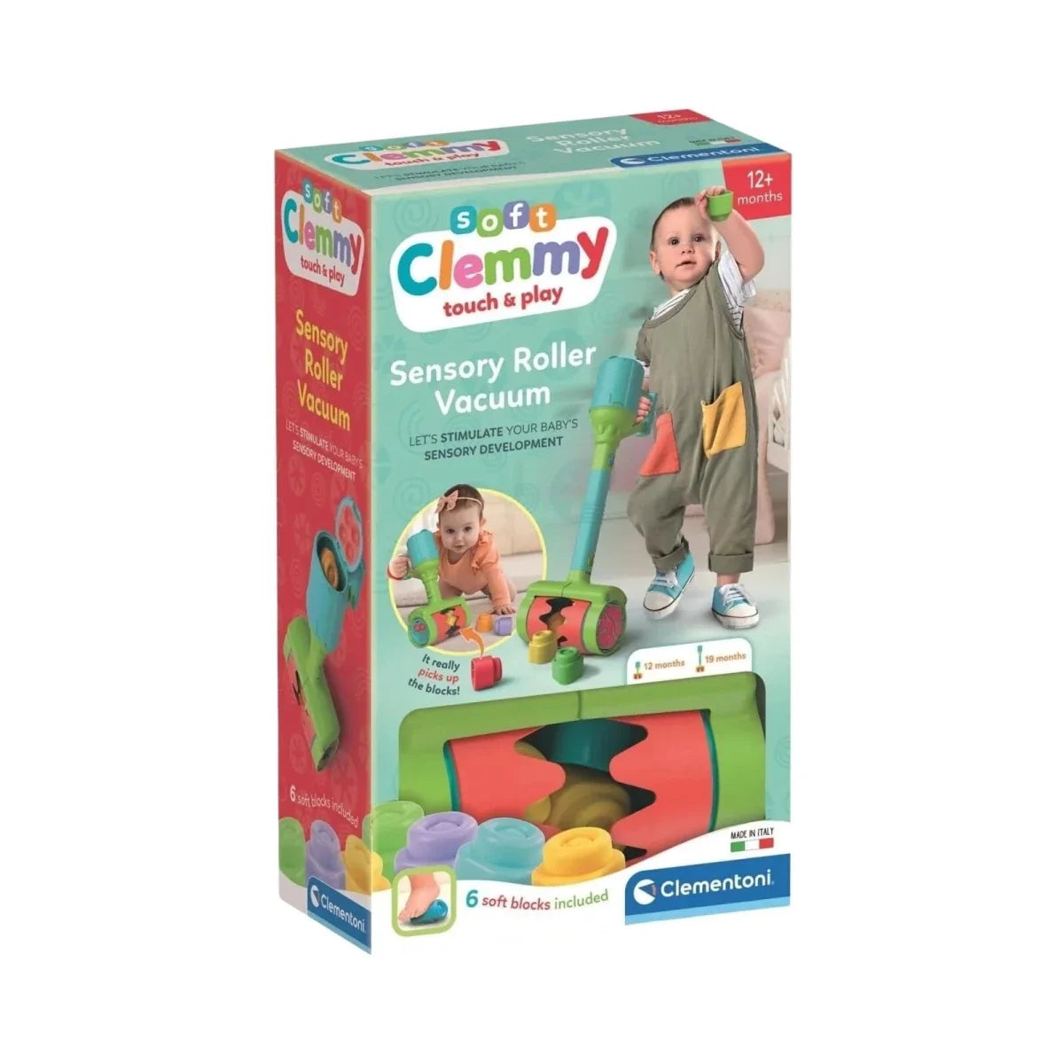 Clementoni Soft Clemmy Sensory Roller Vacuum Cleaner