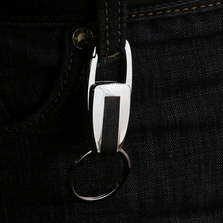 Single Ring Metal Leather Key Chain Metal Car Key Ring Multi-functional Tool Key Holder Key Chains Rings Holder For Car Key Rings, Single Ring