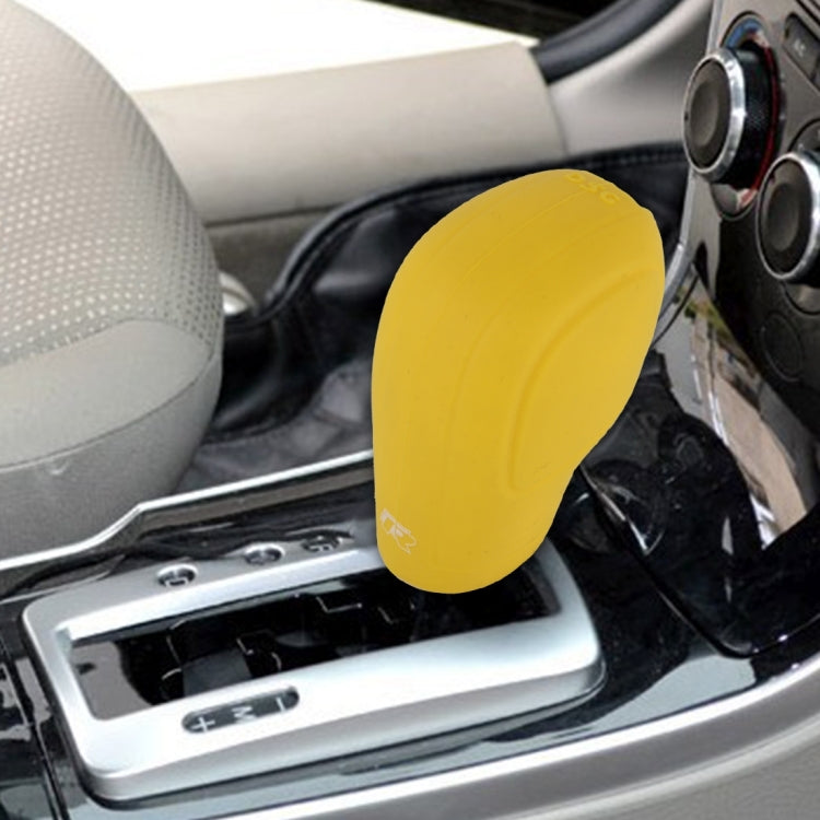 Rubber Car Hand Brake Head Cover Shift Knob Gear Stick Cushion Cover Car Accessory Interior Decoration Pad, Shift Knob Cover(Yellow), Shift Knob Cover(Black), Shift Knob Cover(Grey), Shift Knob Cover(Khaki), Shift Knob Cover(Light Green)