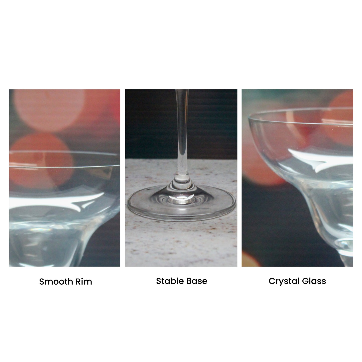 Engraved Infinity Margarita Cocktail Glass with Name with Heart Design, Personalise with Any Name