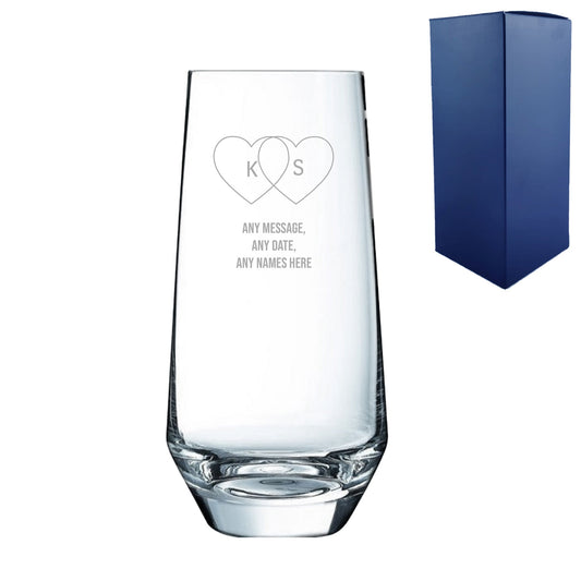 Engraved Valentines Day Lima Hiball, Gift Boxed