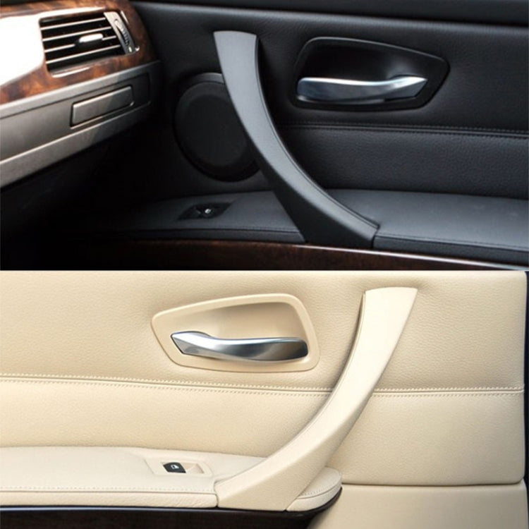 Car Right Side Inner Armrest Door Handle Assembly for BMW E90 2005-2012, Left and Right Drive Universal, Right Handle Assembly (Beige), Right Handle Assembly (Black), Right Handle Assembly (Grey)