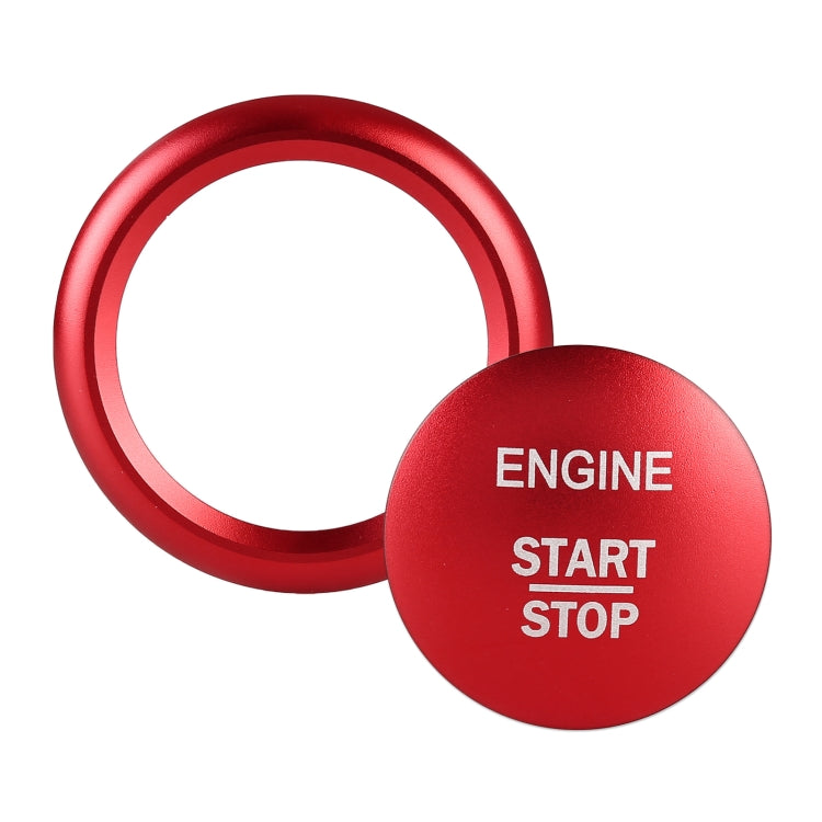 Car Engine Start Key Push Button Ring Trim Sticker Decoration for Mercedes-Benz A-Class 2013-2018 / C-Class 2015-2018 / GLA, For Mercedes-Benz A-Class (Blue), For Mercedes-Benz A-Class (Red)