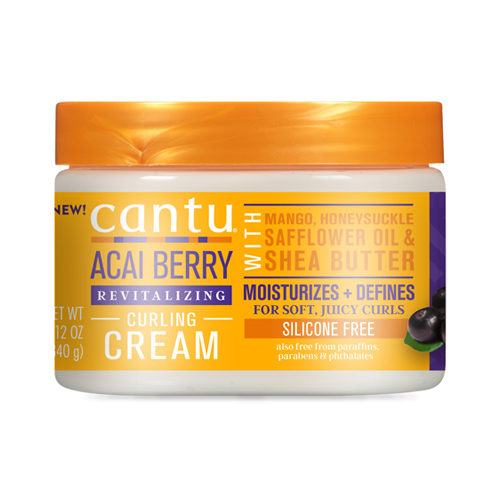 Cantu Acai Berry Curling Cream Define & Moisturise Curls for Wavy, Curly & Coily Hair 340g / 11.99oz