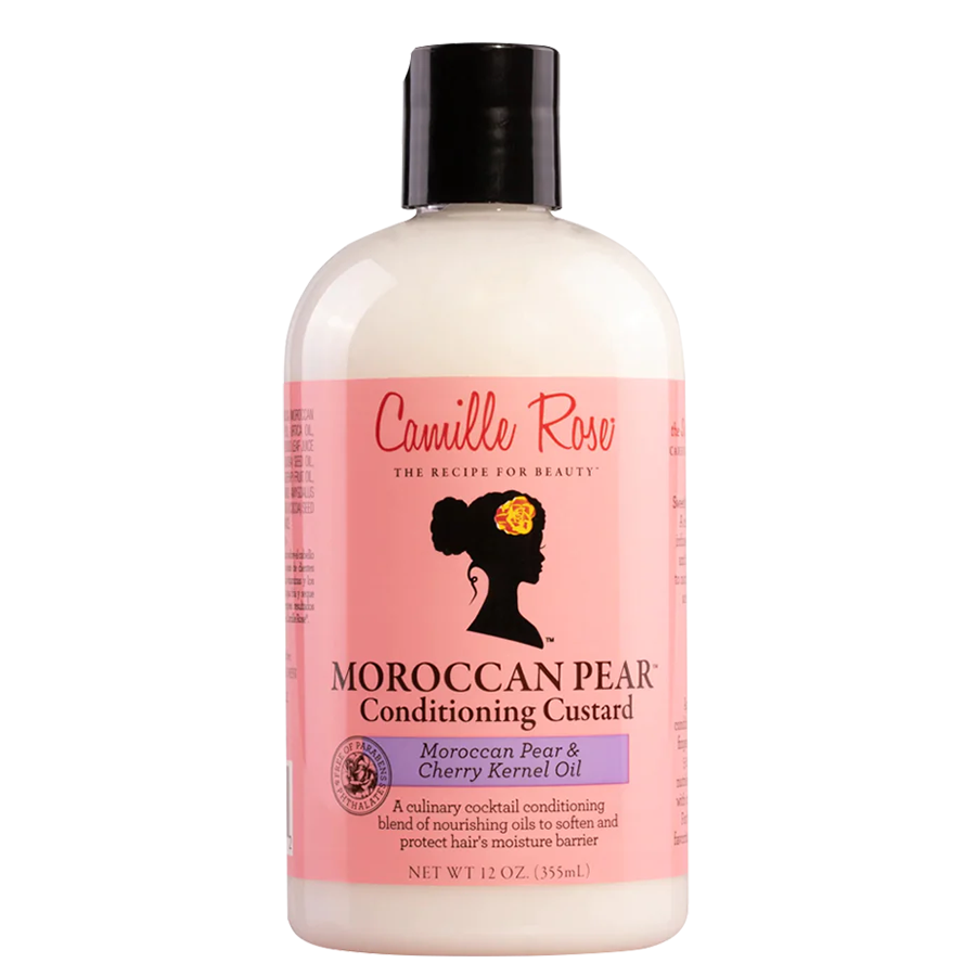 Camille Rose Moroccan Pear Conditioning Custard Deep Hydration & Curl Definition for Curly & Coily Hair 12 oz