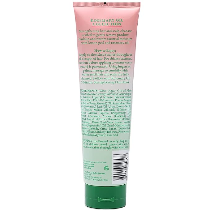 Camille Rose Rosemary Oil Strengthening Hair + Scalp Cleanser for All Hair Types 8.5 oz