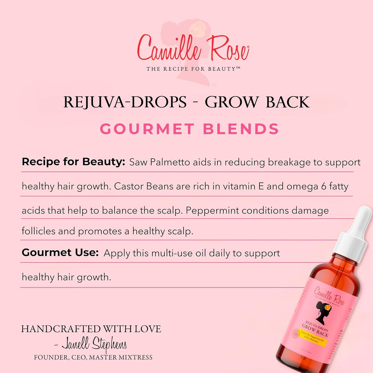Camille Rose Rejuva Grow Back Drops 58ml