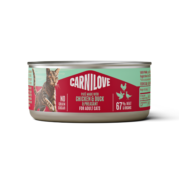 Carnilove Chicken, Duck & Pheasant Adult Cat 12 x 100g