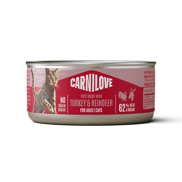 Carnilove Turkey & Reindeer Adult Cat 12 x 100g