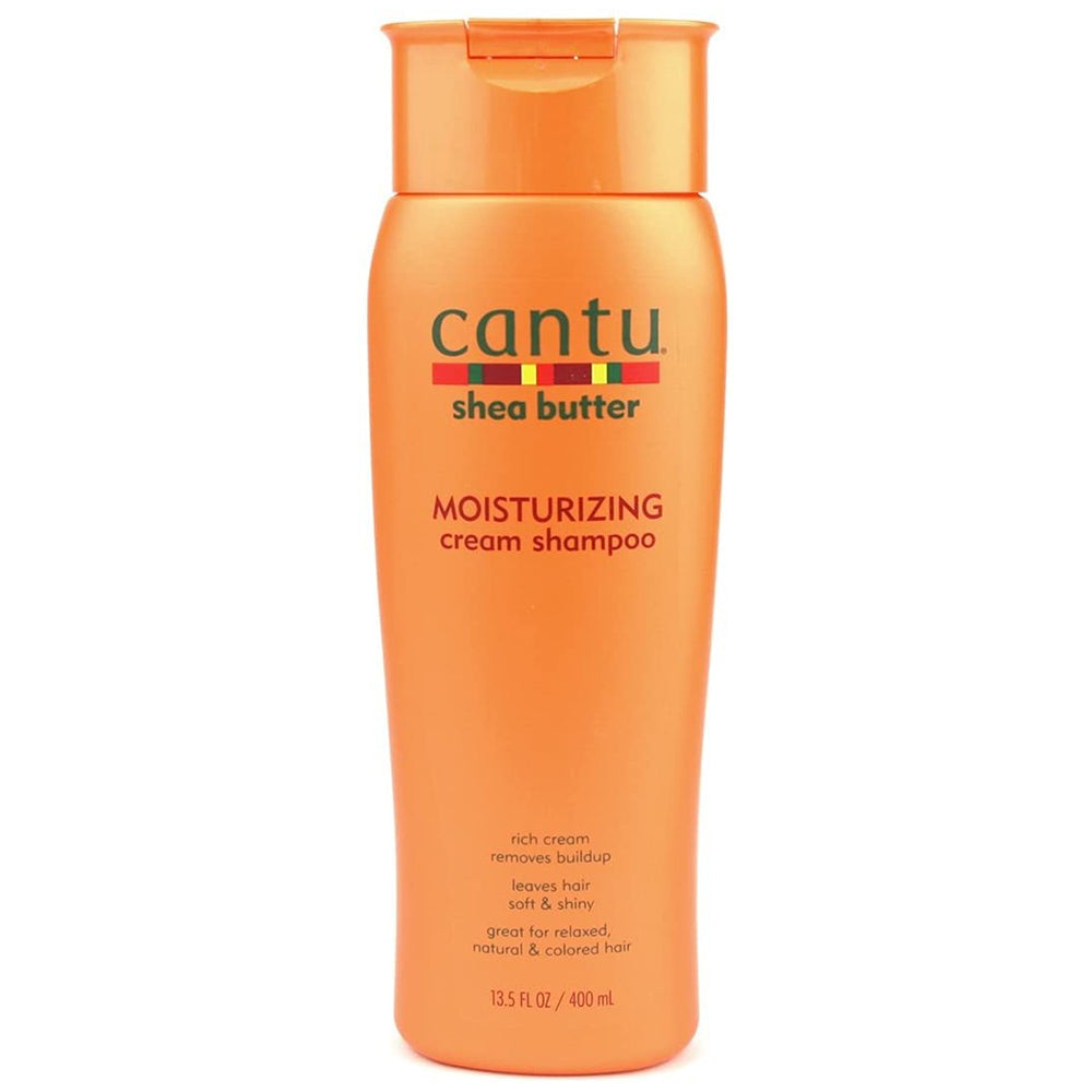 Cantu Shea Butter Moisturizing Cream Shampoo Deeply Hydrates & Cleanses for Natural & Textured Hair 400ml/13.53 oz