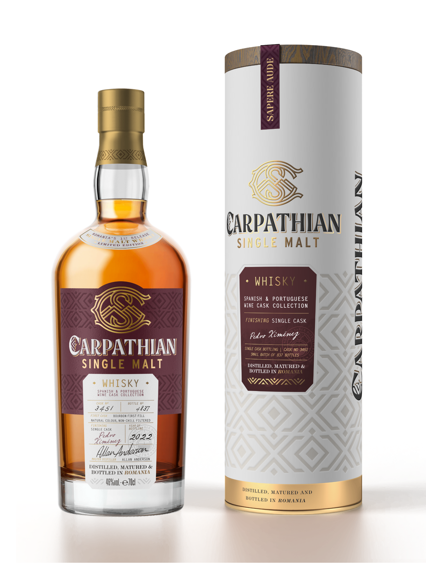 Carpathian Pedro Ximenez Single Malt Whisky 700ml 46% ABV