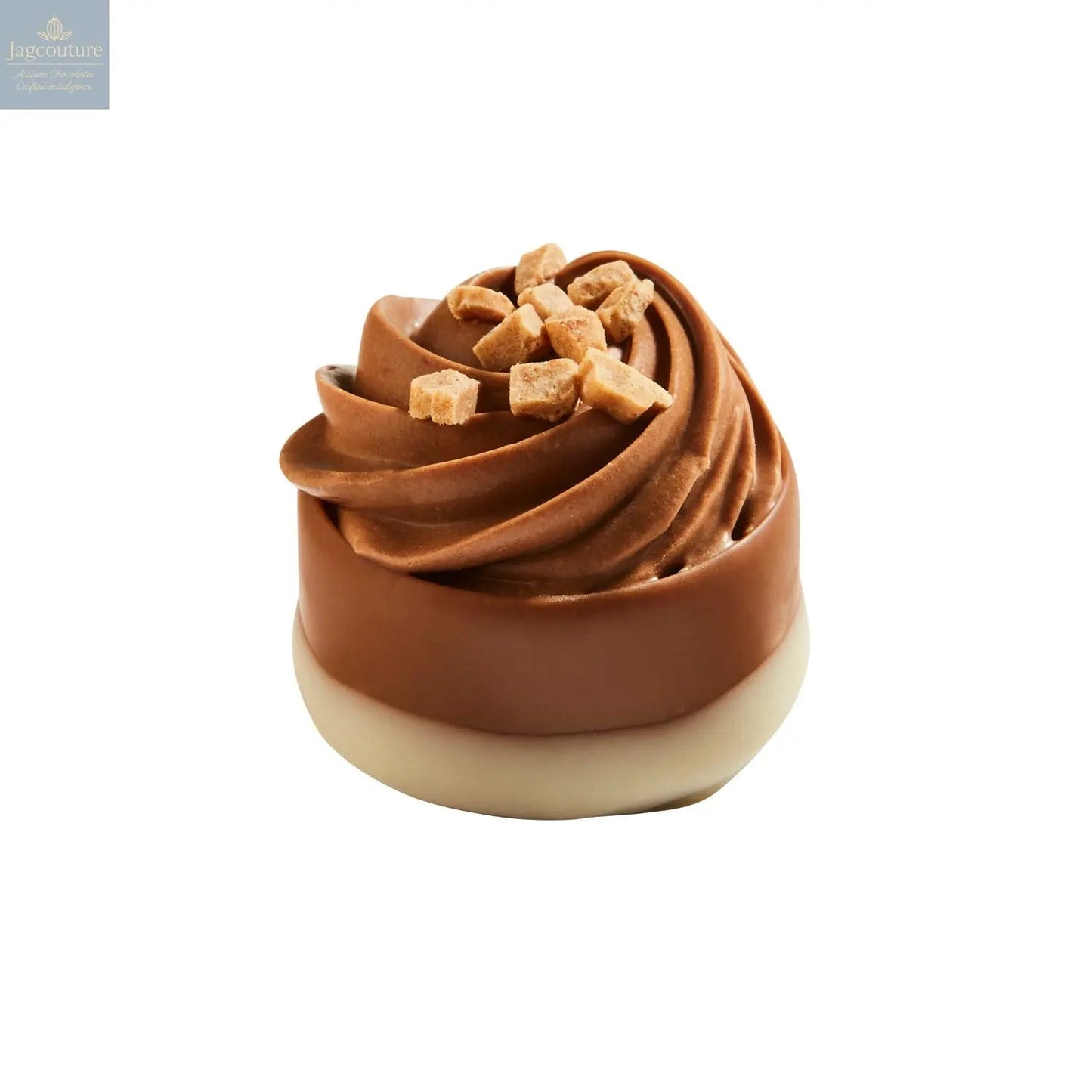 Chopin - caramel banana ganache and fudge cupcake 17.2g